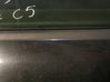 Rear door glass trim molding 
