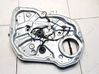 Sliding door window regulator with motor 