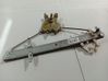 Sliding door window regulator with motor 
