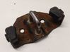 Rear door lock loop/hook striker 