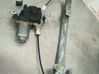 Rear window lifting mechanism without motor 