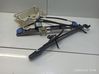 Front window lifting mechanism without motor 