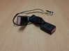 Rear seatbelt buckle 6394091F1904