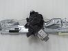 Rear window lifting mechanism without motor 