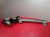 Rear window lifting mechanism without motor 