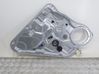 Rear window lifting mechanism without motor 