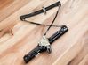 Front door window regulator with motor 7137019