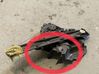 Rear door window regulator motor 7455084