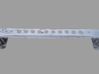 Rear bumper support beam 