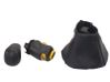 Gear lever shifter trim leather/knob 