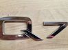Manufacturers badge/model letters 