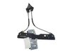Rear window lifting mechanism without motor 