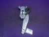 Rear door window regulator with motor 