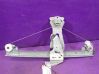 Front door window regulator with motor 118670RH