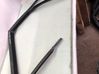 Rubber seal front door window/glass 732251614