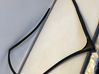 Rubber seal front door window/glass 