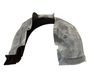 Front wheel arch liner splash guards 