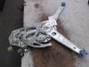 Front window lifting mechanism without motor 