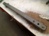 Rear bumper support beam 