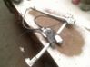 Front window lifting mechanism without motor 