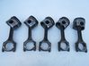 Piston with connecting rod 