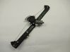 Rear door window regulator with motor 8243806