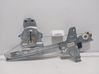 Rear window lifting mechanism without motor 