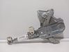 Rear window lifting mechanism without motor 