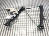 Front door window regulator with motor 
