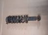 Rear shock absorber with coil spring 