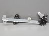 Rear door window regulator with motor 