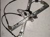 Front door window regulator with motor 