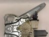 Rear door window regulator with motor 