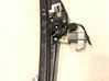 Rear door window regulator with motor 