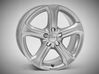 R17 alloy rim 8K0601025BK