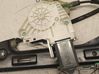 Rear door window regulator with motor 4G8839461C