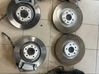 Brake discs and calipers set 95B615105CF