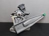 Rear window lifting mechanism without motor 