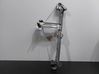 Rear window lifting mechanism without motor 