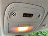 Headlining lighting console trim 