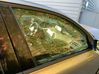 Front door window glass four-door 