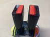 Middle seatbelt buckle (rear) 31377484