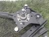 Mechaninis galinio lango pakėlimo mechanizmas 1133179