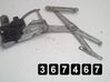 Front door window regulator with motor 90521875