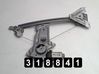 Front door window regulator with motor 