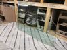 Front door window glass four-door 