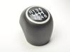 Gear lever shifter trim leather/knob 