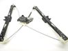 Front door window regulator with motor 95B837461B