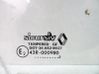 Mažasis "A" galinių durų stiklas 7700780541