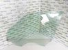 Front door window glass four-door 13265813